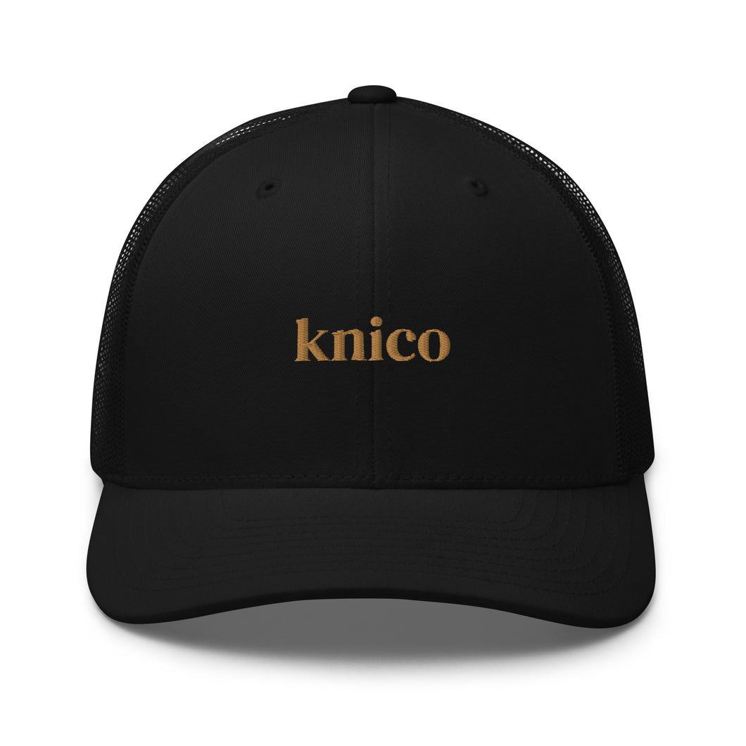 Knico Trucker Cap - Brown Stich