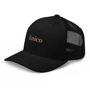 Knico Trucker Cap - Brown Stich