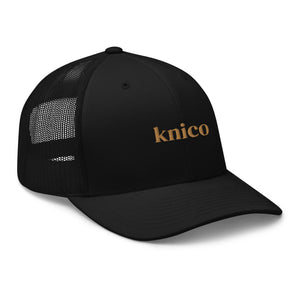 Knico Trucker Cap - Brown Stich