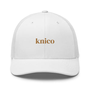 Knico Trucker Cap - Brown Stich