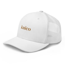 Load image into Gallery viewer, Knico Trucker Cap - Brown Stich