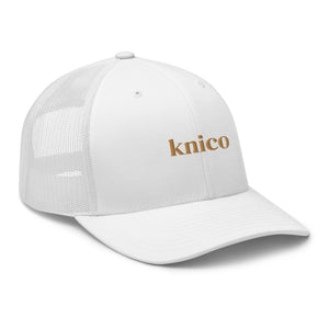 Knico Trucker Cap - Brown Stich